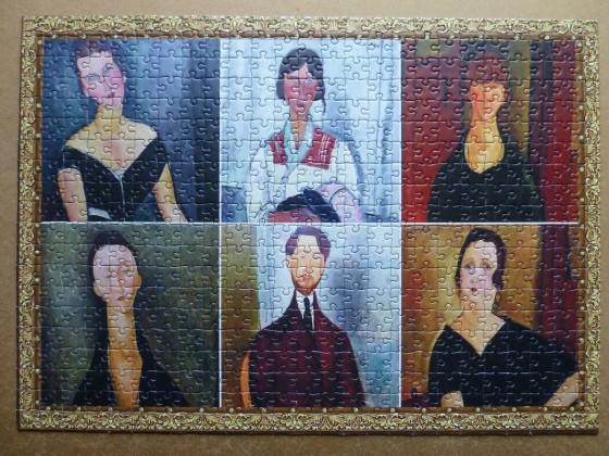 Grafika "Collage Modigliani" 500 Teile - Reserviert