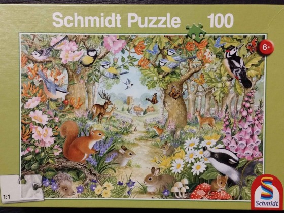 Tiere im Wald, 100 Teile, Schmidt