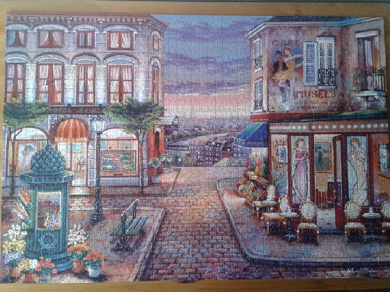 Cafe des Musees by John O'Brien .  2000 Pieces ( Anatolian )