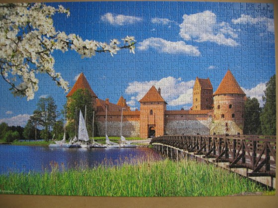 Burg Trakai Litauen-Castorland-1000 Teile