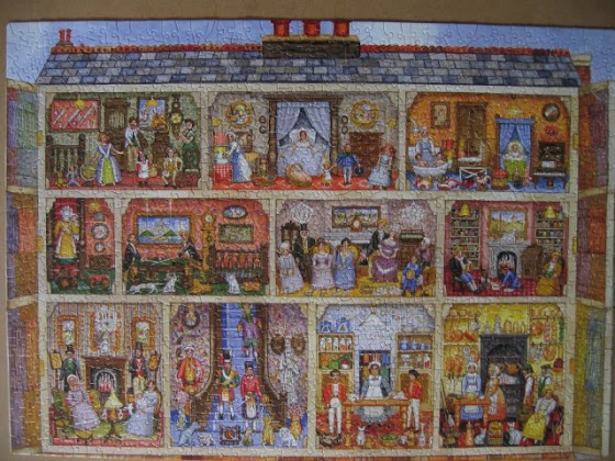 Vistorian Doll House- Great American Puzzle Factory-1000