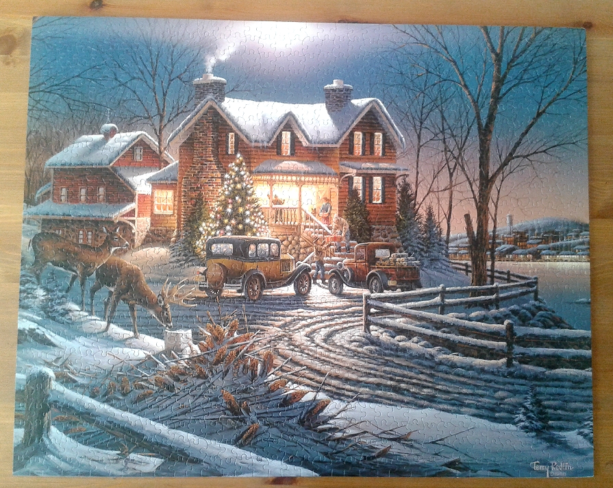 And crown thy good with Brotherhood by Terry Redlin ( 1990 ) 1000 Pieces ( White Mountain Puzzles )