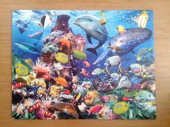 Underwater by Howard & Jonathan Robinson ( 2012 ) 2000 Pieces  ( Ravensburger Puzzle )