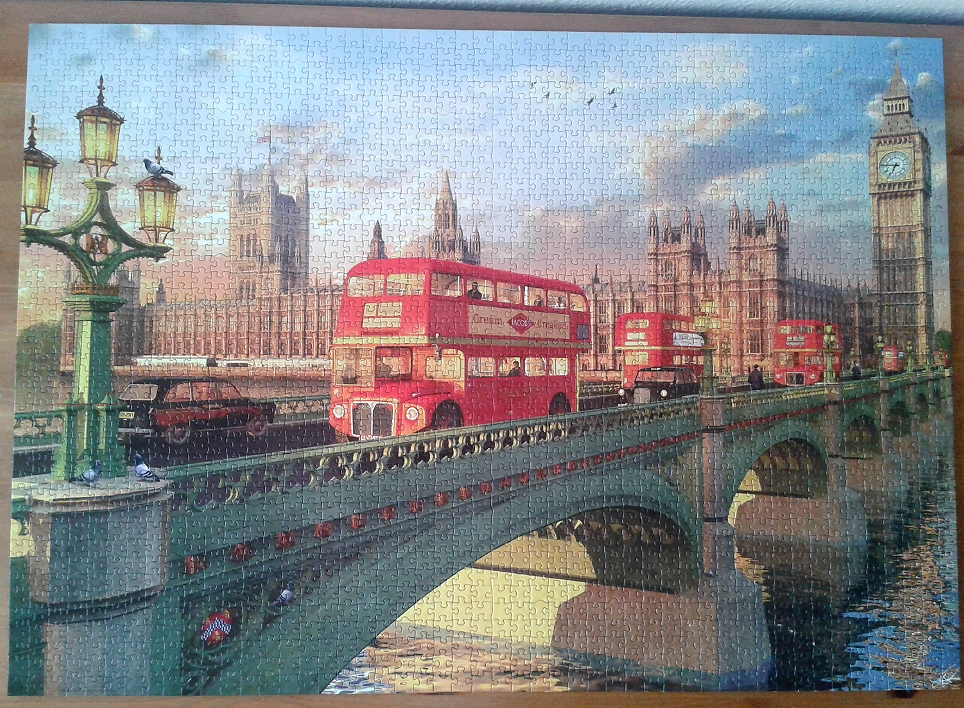 London, Westminster Bridge by Dominic Davison ( 2016 ) 2000 Pieces ( Educa Puzzle )