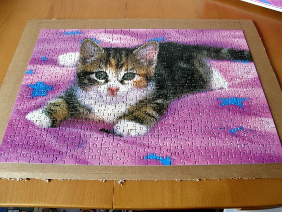 Schmidt Puzzle  500 Teile : Kleine Katze