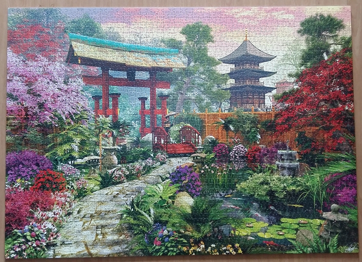 Japan Garden by Dominic Davison ( 2014 ) 3000 Pieces ( Educa Puzzle )