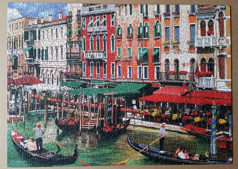 Venice in the Summer by Adam D. Smith. 1000 Pieces ( Cobble Hill )