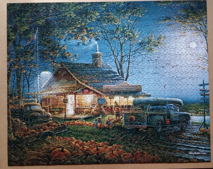 Autumn Traditions by Terry Redlin 1000 Pieces ( White Mountain Puzzles )