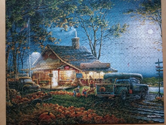 Autumn Traditions by Terry Redlin 1000 Pieces ( White Mountain Puzzles )