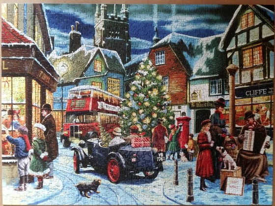 Chrismas Streets by Kevin Walsh 1000 Pieces ( Sunsout )