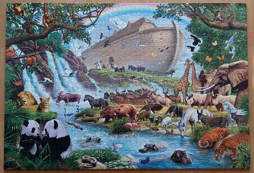 Noah's ark by Steve Crisp ( 2012 ) 2000 Pieces ( Clementoni )