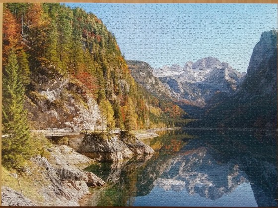 Gosausee , Austria 2000 Pieces ( Castorland Puzzle )