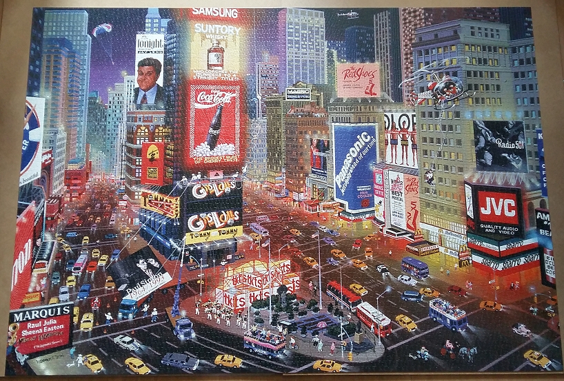 An Evening in Times Square by Alexander Chen 8000 Pieces ( Educa Puzzle )