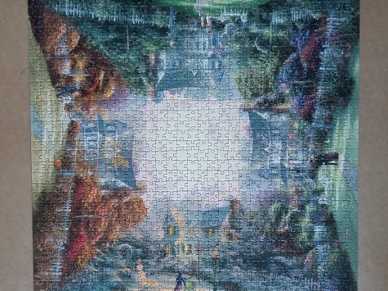 Victorian Garden 2, Seasons by Thomas Kinkade 1000 Pieces ( Schmidt Puzzle )