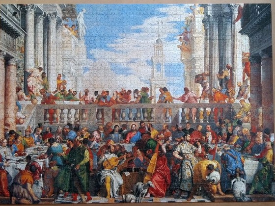 The marriage in Cana by Paolo Veronese 4000 Pieces ( Clementoni )