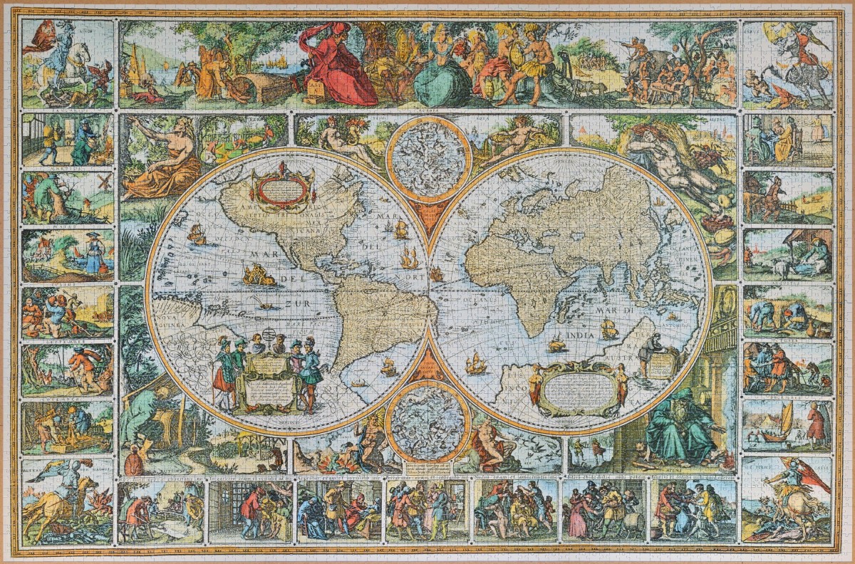 Ravensburger - Historische Weltkarte, 5000