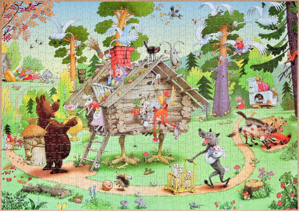 Step-Puzzle - Besuchen Sie das Märchen, 1000