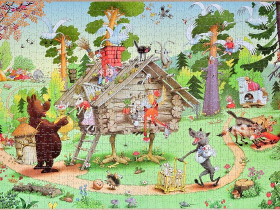 Step-Puzzle - Besuchen Sie das Märchen, 1000