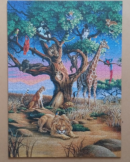 African Wildlife by Corbert Gauthier 1008 Pieces ( Clementoni )