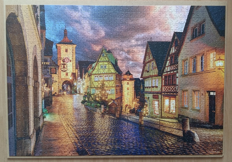 Rothenburg at Night 1000 Pieces ( Castorland Puzzle )