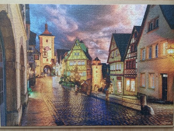 Rothenburg at Night 1000 Pieces ( Castorland Puzzle )