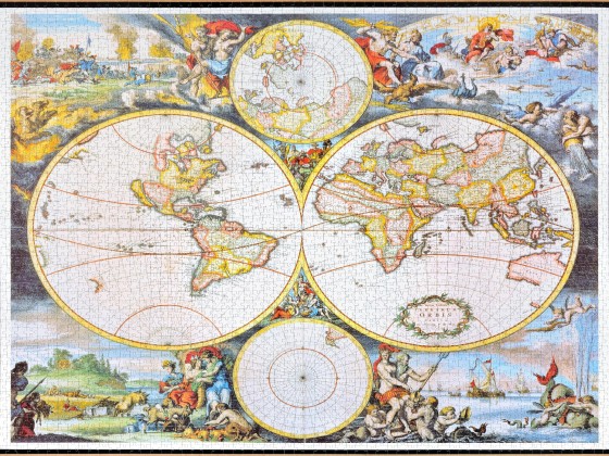 Trefl - Classical World Map, 3000