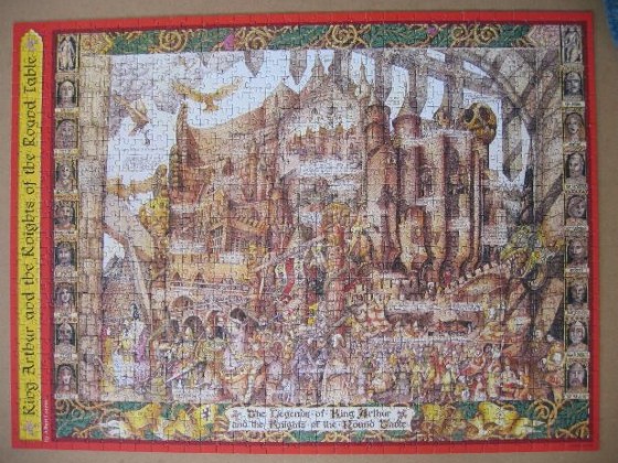 König Artus und die Ritter der Tafelrunde-Ravensburger-1000 Teile