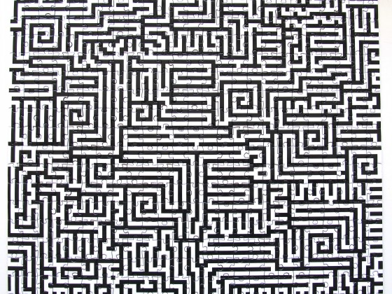 Labyrinth, 500 Teile, Remember, Art.-Nr. PU 02, gepuzzelt 2015