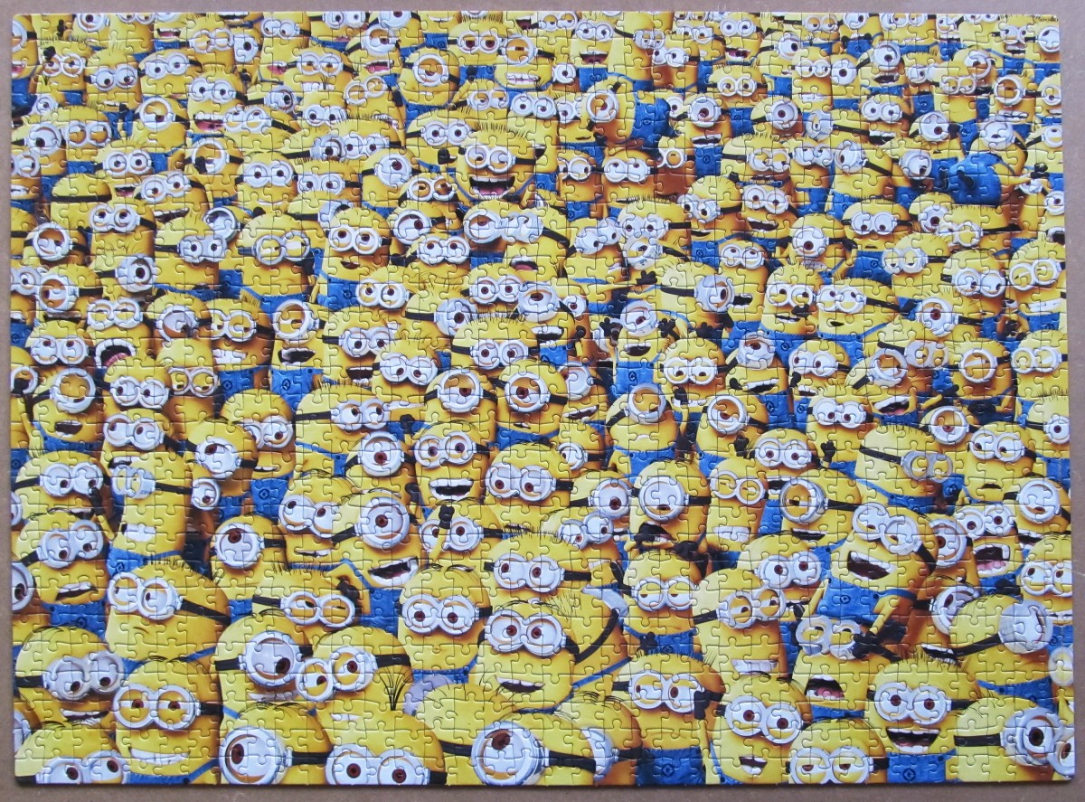 Despicable Me / Minions, 1000 Teile, Clementoni, Art.-Nr. 31450, gepuzzelt 2015