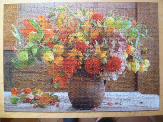 1.000 Teile Classic Puzzle "Blumenstrauß" Hersteller: F.X. Schmid