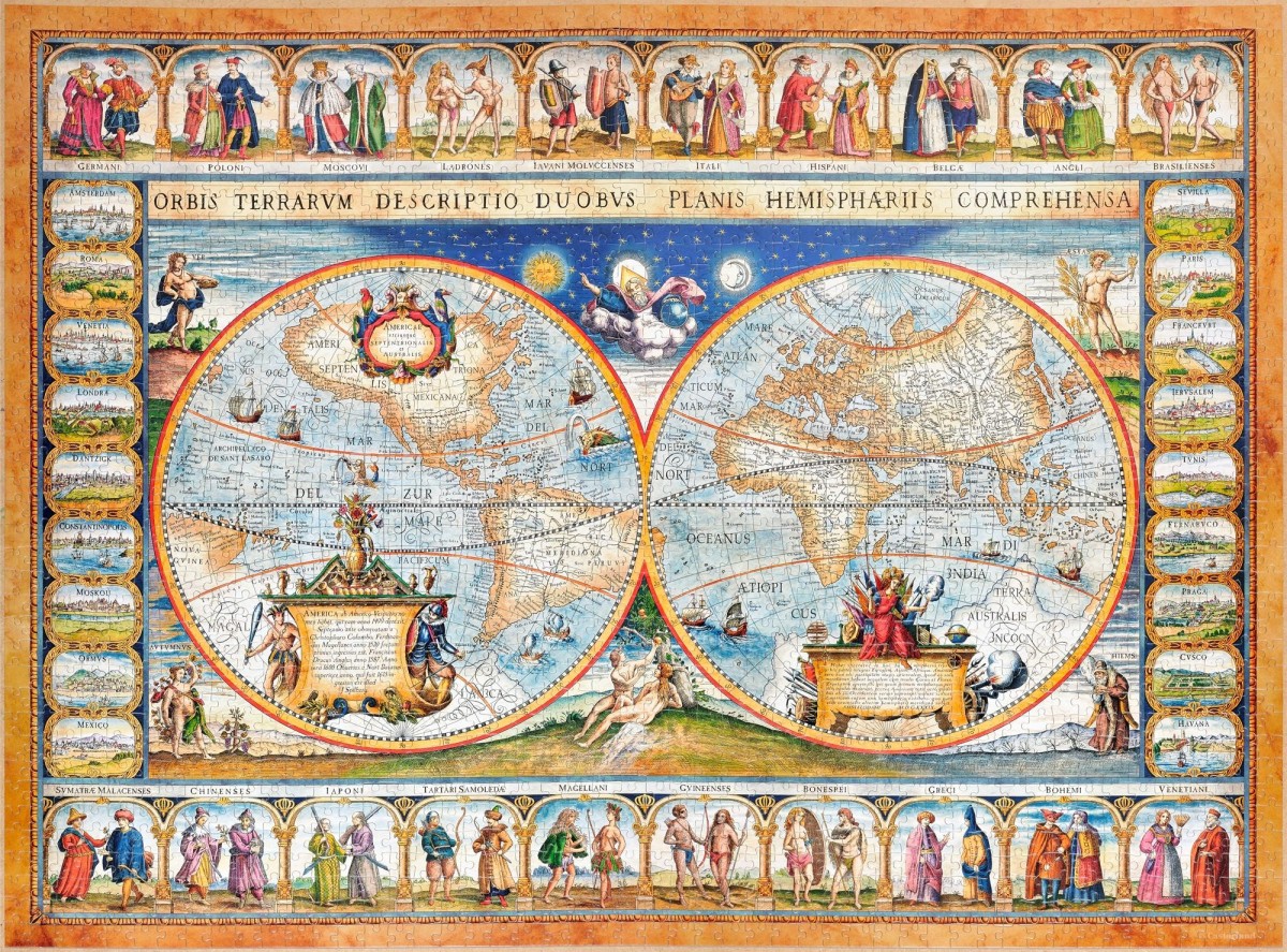 Castorland - Weltkarte 1639, 2000