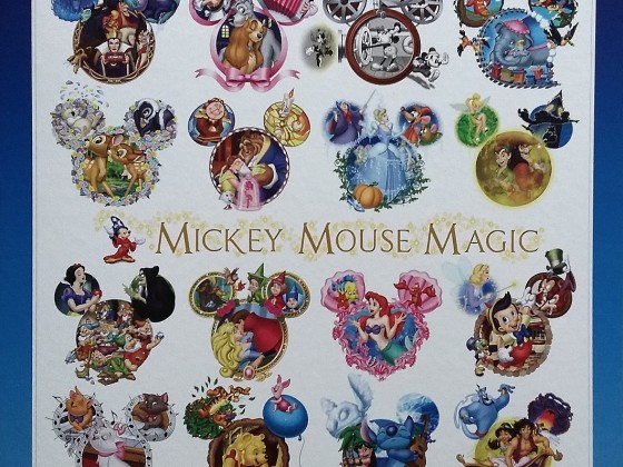 Mickey Mouse Magic, Disney, Tenyo D-1000-376, 1000 Teile