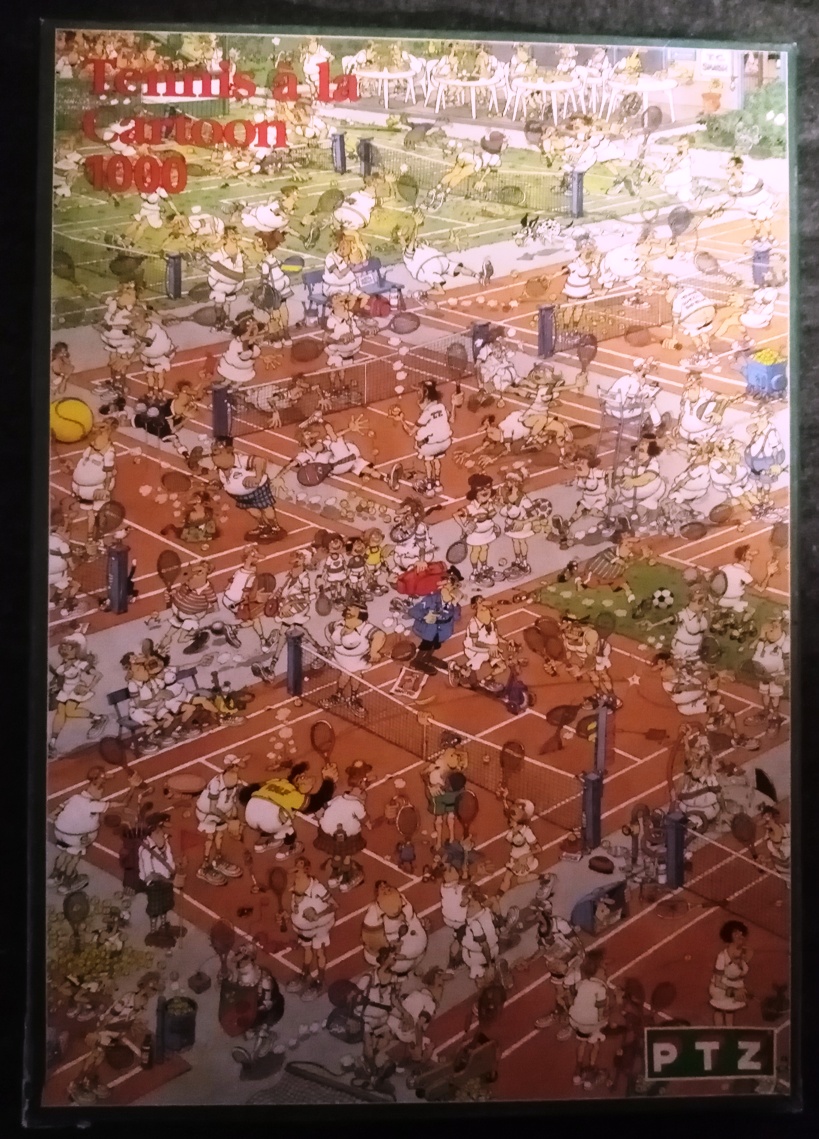 Tennis à la Cartoon, PTZ AG, 1000 Teile