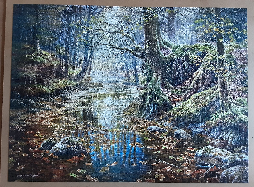 Reminiscence of the Autumn Forest by Graham Twyford. 2000 pieces ( Castorland Puzzle )