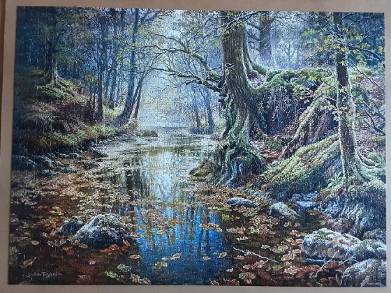 Reminiscence of the Autumn Forest by Graham Twyford. 2000 pieces ( Castorland Puzzle )