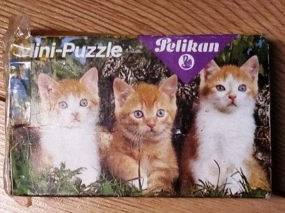 (Katzen) Mini-Puzzle, Pelikan, 48 Teile