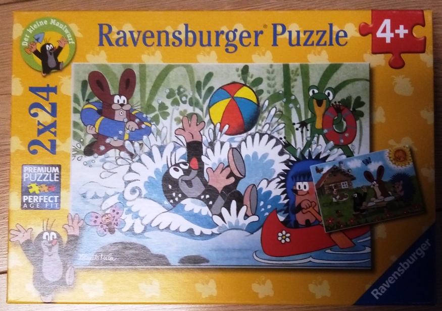 Urlaub mit dem Maulwurf und seinen Freunden, Ravensburger, 2 x 24 Teile