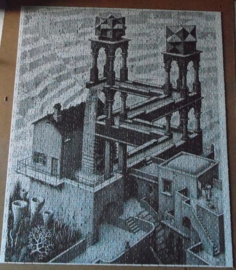 M.C. Escher - Wasserfall - 1000 Teile