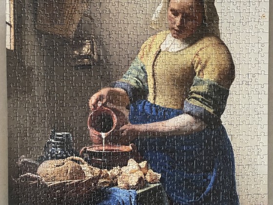 Johannes Vermeer: Dienstmagd mit Milchkrug