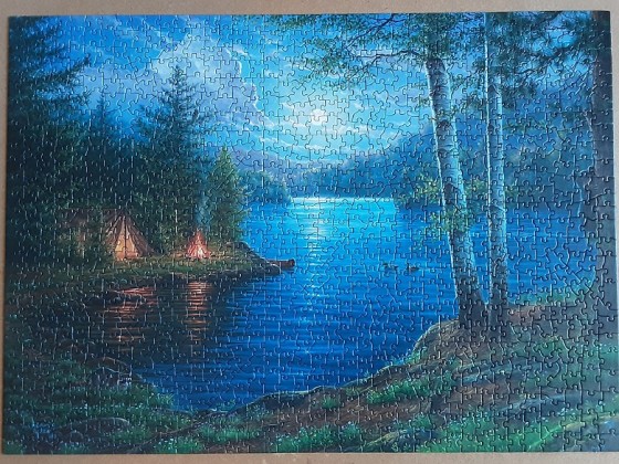 Summer Night by Abraham Hunter 1000 Pieces ( Cobble Hill )