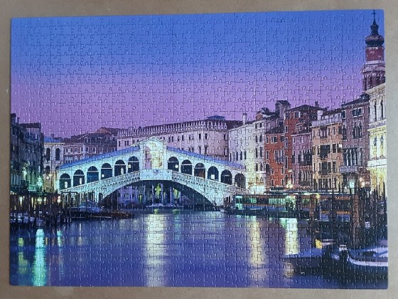 Rialto Bridge , Venice 1000 pieces ( Clementoni )