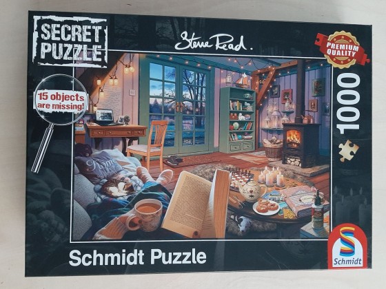 „Im Ferienhaus“ (Steve Read), Secret Puzzle von Schmidt