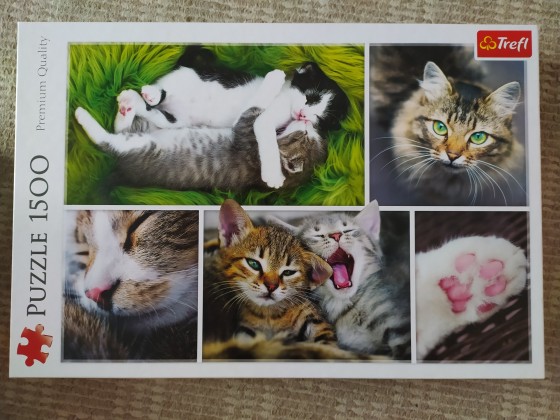 Just cat things - Collage, 1500 Teile (Trefl)