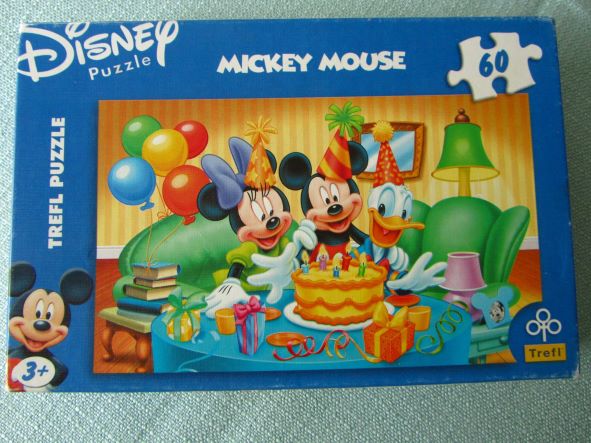 Mickey Mouse	60	TREFL		Disney Puzzle	17125	33 x 22	Breit	Bestand Nr. 015
