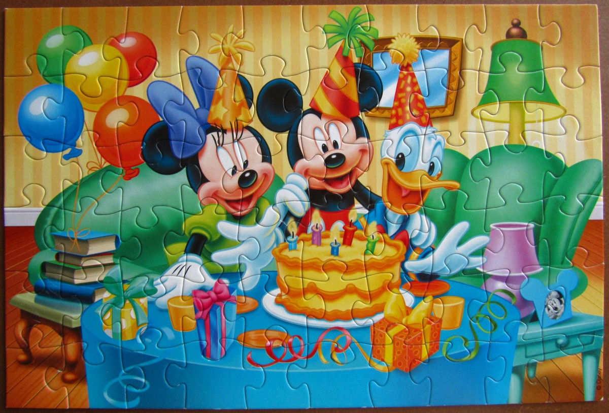 Mickey Mouse	60	TREFL		Disney Puzzle	17125	33 x 22	Breit	Bestand Nr. 015