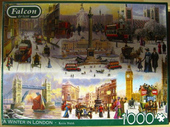 A Winter in London	1000	FALCON	Jahr 2020  Kevin Walsh Nostalgia Collection	11306	Breite 68 x 49		Bestand Nr. 029 1056