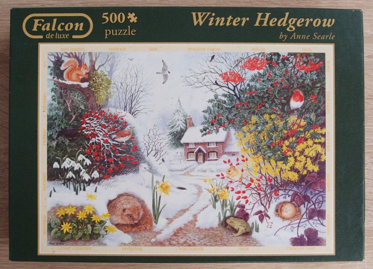 Winter Hedgerow (Anne Searle) von Falcon (Jumbo)