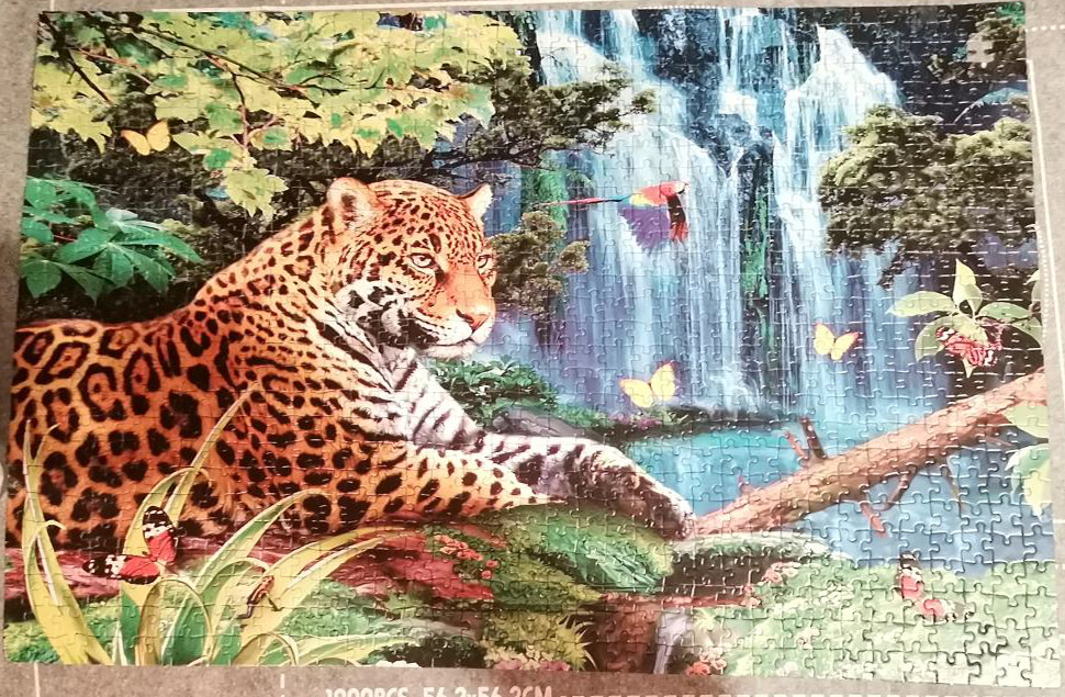 "3D Jaguar Jungle" von Clementoni - Fertig