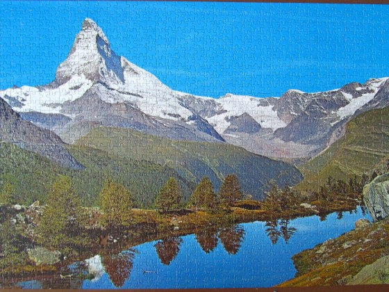 Grindjisee Schweiz	1500	FX SCHMID	W.Germany	Super Puzzle 1500	98404	Bestand Nr. 025 2038