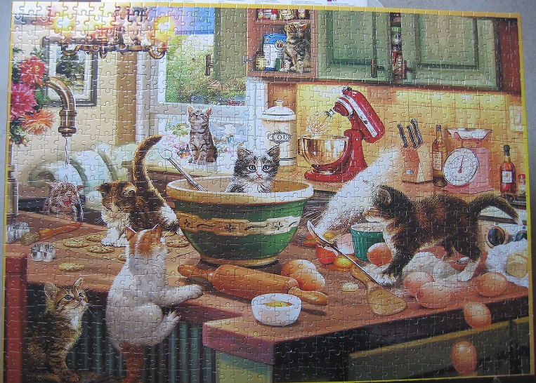 Küchen Katzen Chaos